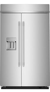 KitchenAid Built-In Refrigerator with Bottom Freezer.