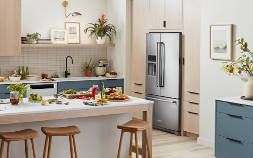 Modern kitchen with KitchenAid® appliances