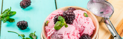 Blackberry Chocolate Chip Ice Cream 