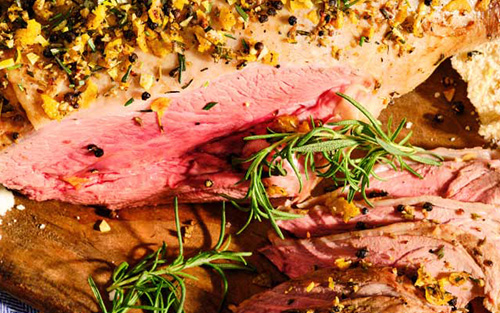 Lemon-Lavender Salt Baked Leg of Lamb