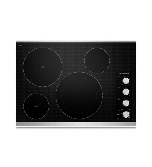 KitchenAid® 30" Electric Cooktop with 4 Radiant Elements KitchenAid® 30" Electric Cooktop with 4 Radiant Elements