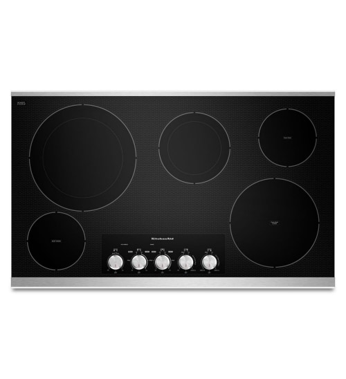 KitchenAid® 36" Electric Cooktop with 5 Radiant Elements KitchenAid® 36" Electric Cooktop with 5 Radiant Elements