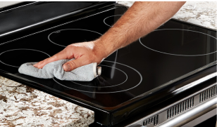 buff Buffing cooktop.