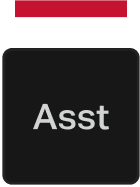 Assistance button. Assistance button.