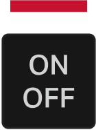 On/Off button. On/Off button.