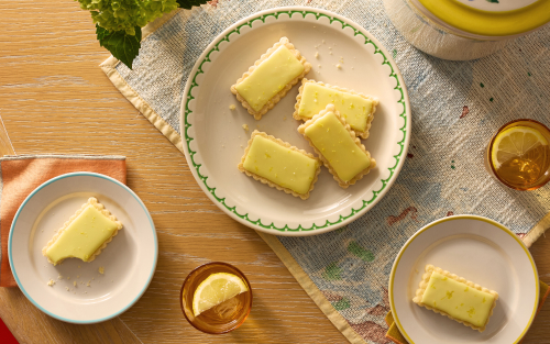 Sablés glacés au yuzu