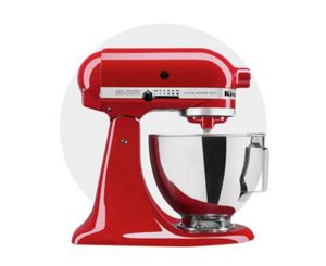 Artisan® Series 5 Quart Tilt-Head Stand Mixer Empire Red KSM150PSER