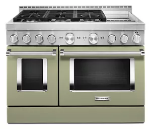 Kitchenaid double cheap oven range