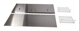 48" Range Hood Backsplash Kit with Shelf